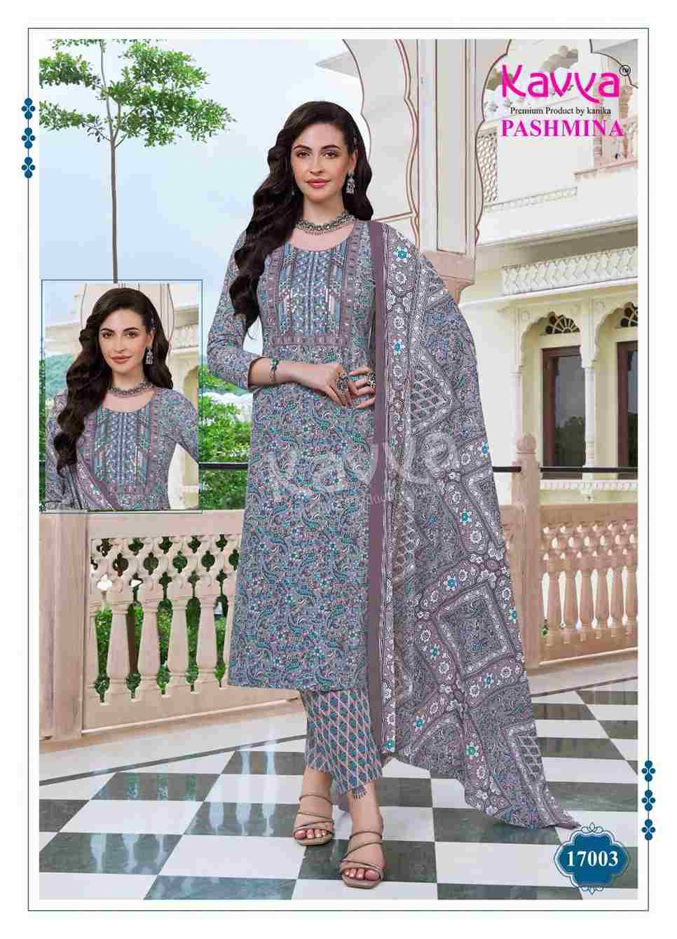 Pashmina Vol-17 By Kavya 17001 To 17010 Series Beautiful Stylish Festive Suits Fancy Colorful Casual Wear & Ethnic Wear & Ready To Wear Cotton Print Dresses At Wholesale Price