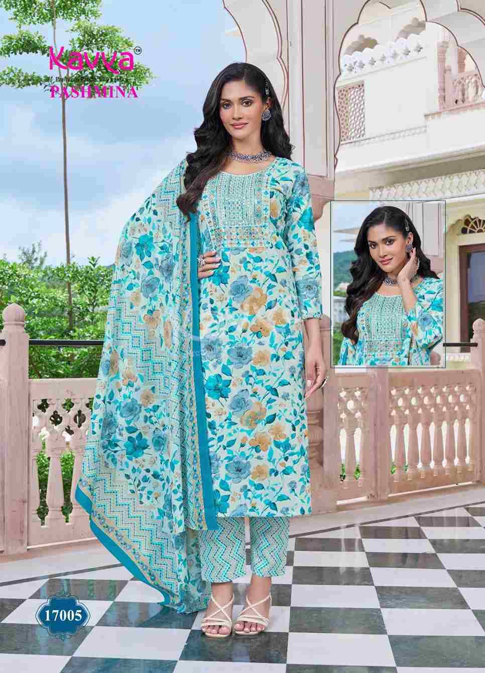 Pashmina Vol-17 By Kavya 17001 To 17010 Series Beautiful Stylish Festive Suits Fancy Colorful Casual Wear & Ethnic Wear & Ready To Wear Cotton Print Dresses At Wholesale Price