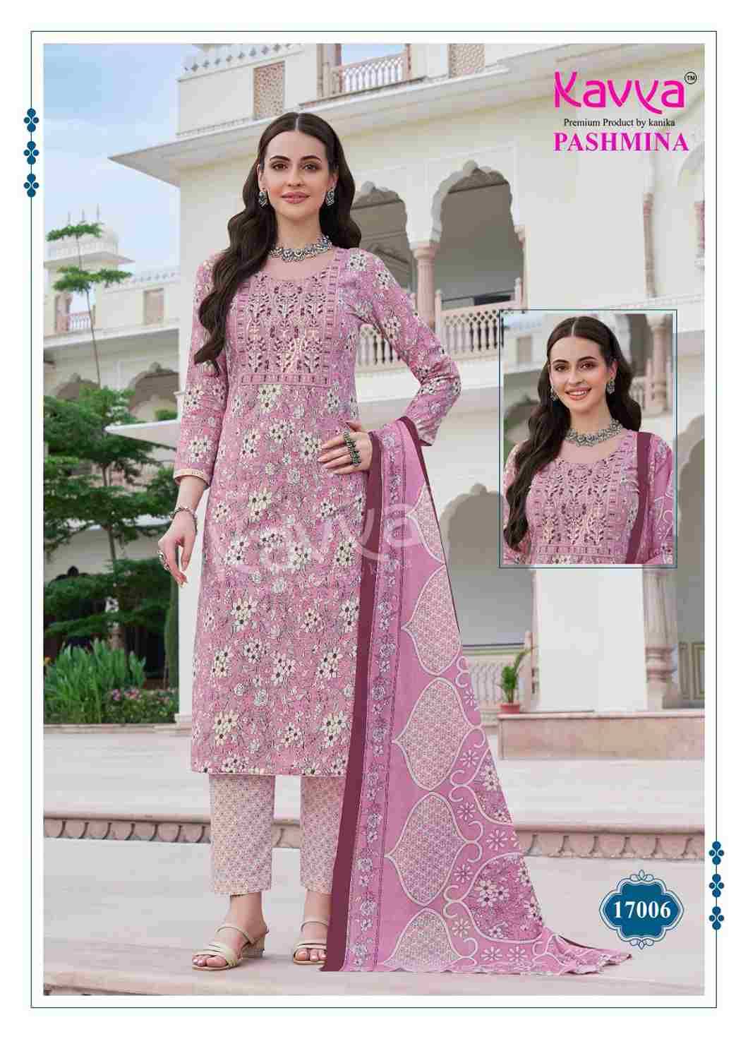 Pashmina Vol-17 By Kavya 17001 To 17010 Series Beautiful Stylish Festive Suits Fancy Colorful Casual Wear & Ethnic Wear & Ready To Wear Cotton Print Dresses At Wholesale Price