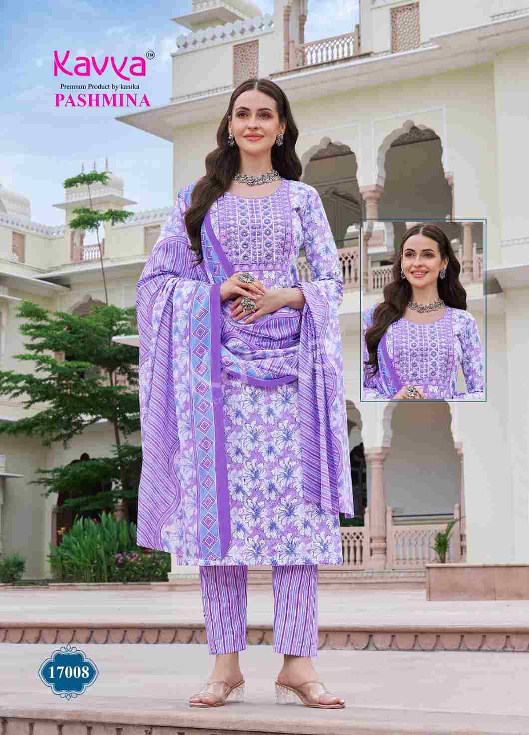 Pashmina Vol-17 By Kavya 17001 To 17010 Series Beautiful Stylish Festive Suits Fancy Colorful Casual Wear & Ethnic Wear & Ready To Wear Cotton Print Dresses At Wholesale Price