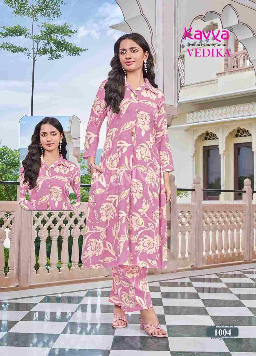 Vedika Vol-1 By Kavya 1001 To 1010 Series Designer Stylish Fancy Colorful Beautiful Party Wear & Ethnic Wear Collection Capsule Co-Ords Set At Wholesale Price
