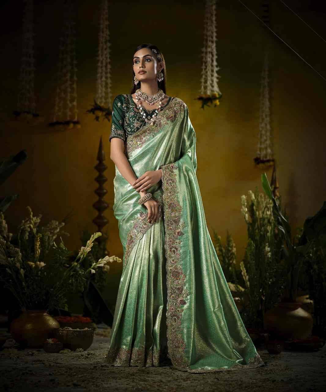 5104 By Fashid Wholesale 5104-A To 5104-D Series Indian Traditional Wear Collection Beautiful Stylish Fancy Colorful Party Wear & Occasional Wear Silk Sarees At Wholesale Price