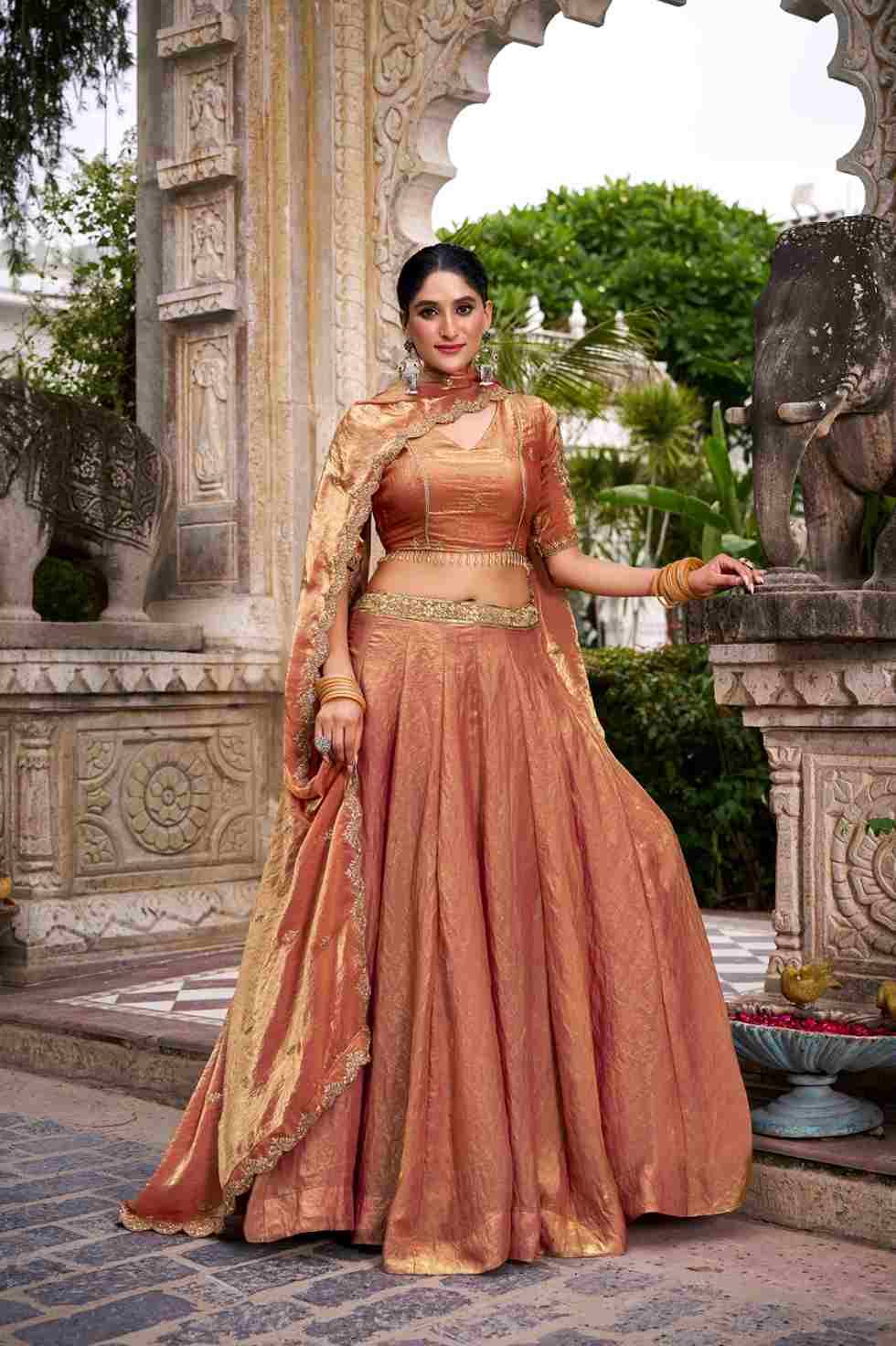 Elakshi By Fashid Wholesale 1440-A To 1440-D Series Designer Beautiful Wedding Bridal Collection Occasional Wear & Party Wear Fendy Lehengas At Wholesale Price