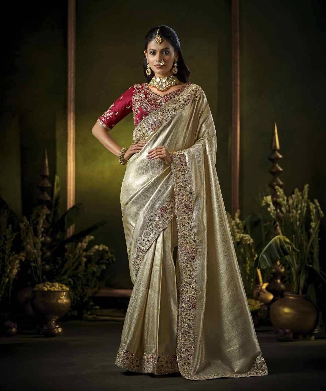5114 By Fashid Wholesale 5114-A To 5114-D Series Indian Traditional Wear Collection Beautiful Stylish Fancy Colorful Party Wear & Occasional Wear Silk Sarees At Wholesale Price