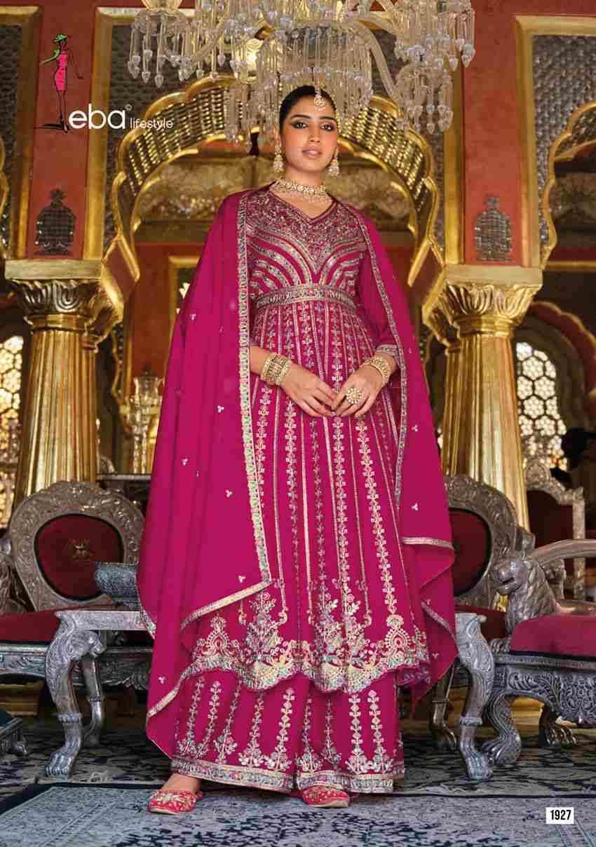 Barbie Vol-5 By Eba Lifestyle 1926 To 1929 Series Beautiful Sharara Suits Colorful Stylish Fancy Casual Wear & Ethnic Wear Chinnon Dresses At Wholesale Price