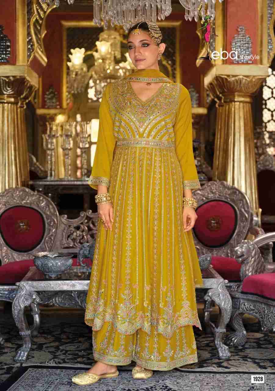 Barbie Vol-5 By Eba Lifestyle 1926 To 1929 Series Beautiful Sharara Suits Colorful Stylish Fancy Casual Wear & Ethnic Wear Chinnon Dresses At Wholesale Price