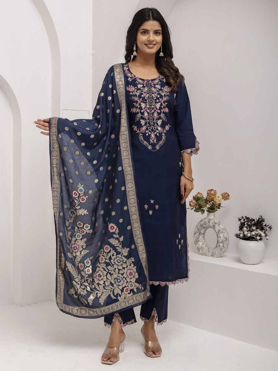 Charmi By PC 01 To 06 Series Beautiful Festive Suits Colorful Stylish Fancy Casual Wear & Ethnic Wear Viscose Silk Dresses At Wholesale Price