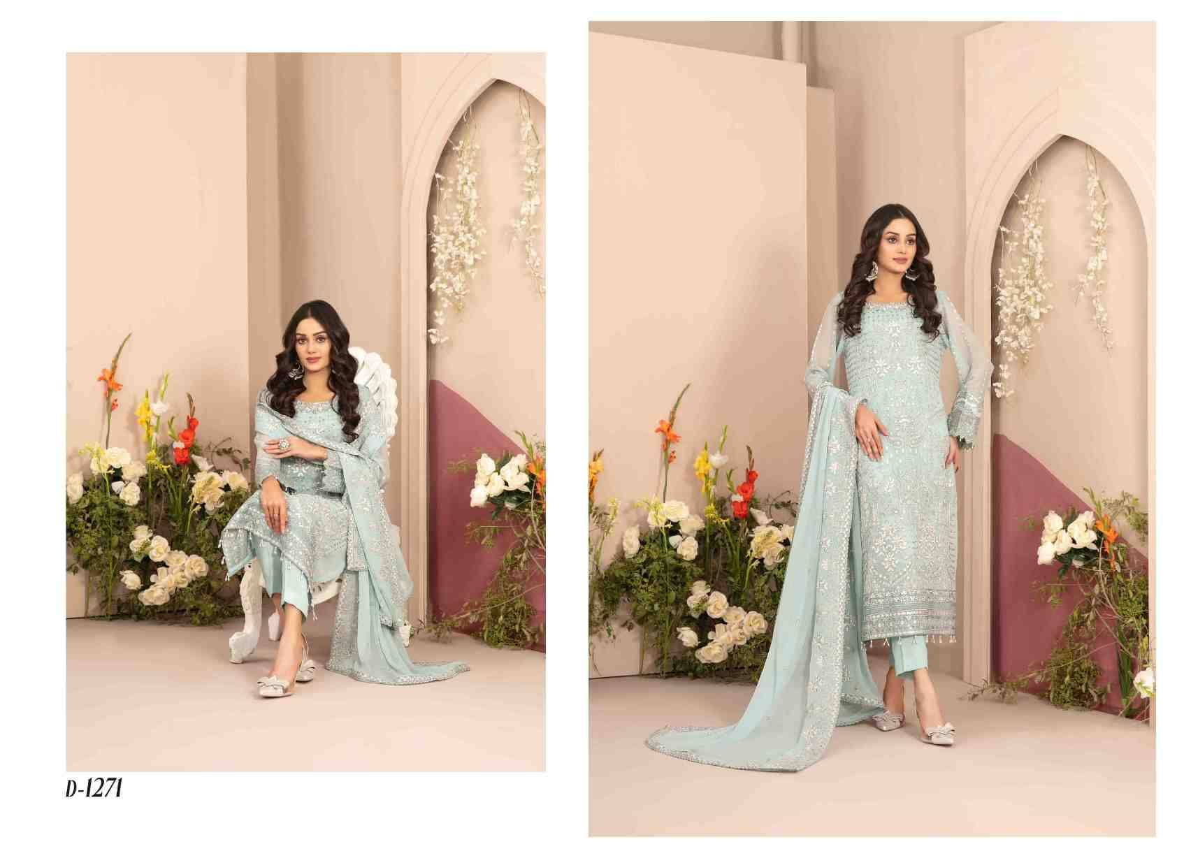 Original Pakistani Madaya By Tawakkal Fab Beautiful Pakistani Suits Colorful Stylish Fancy Casual Wear & Ethnic Wear Chiffon Dresses At Wholesale Price