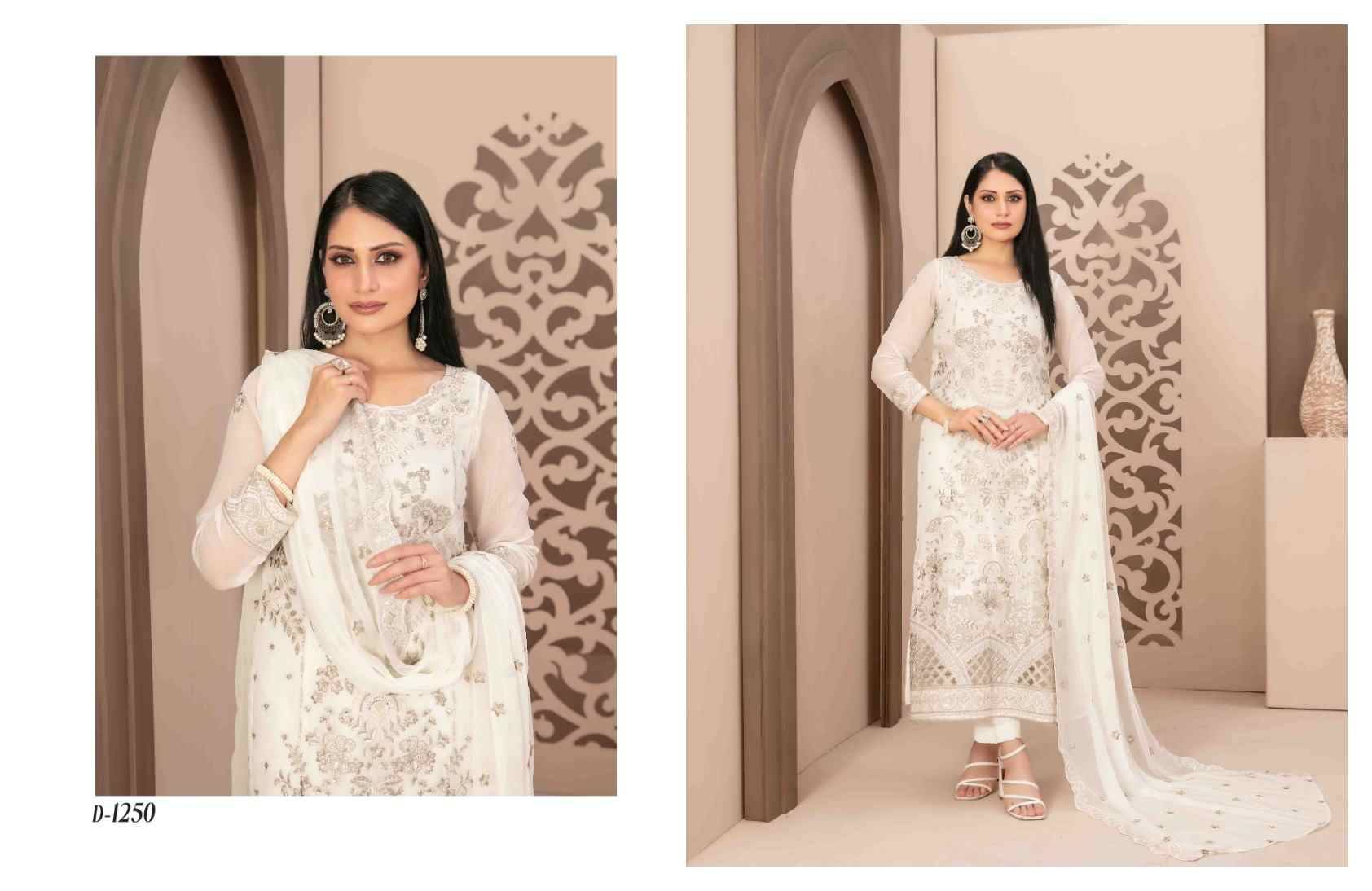 Original Pakistani Alani By Tawakkal Fab 1248 To 1254 Series Beautiful Pakistani Suits Colorful Stylish Fancy Casual Wear & Ethnic Wear Chiffon Dresses At Wholesale Price