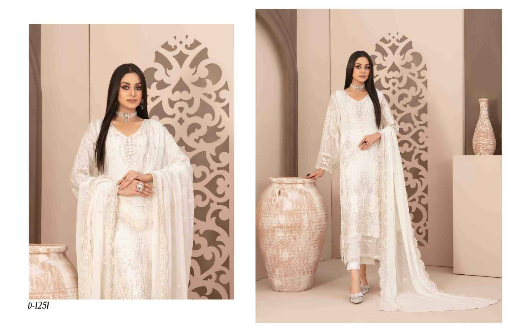 Original Pakistani Alani By Tawakkal Fab 1248 To 1254 Series Beautiful Pakistani Suits Colorful Stylish Fancy Casual Wear & Ethnic Wear Chiffon Dresses At Wholesale Price
