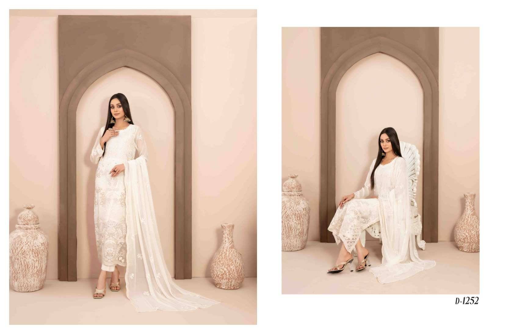 Original Pakistani Alani By Tawakkal Fab 1248 To 1254 Series Beautiful Pakistani Suits Colorful Stylish Fancy Casual Wear & Ethnic Wear Chiffon Dresses At Wholesale Price