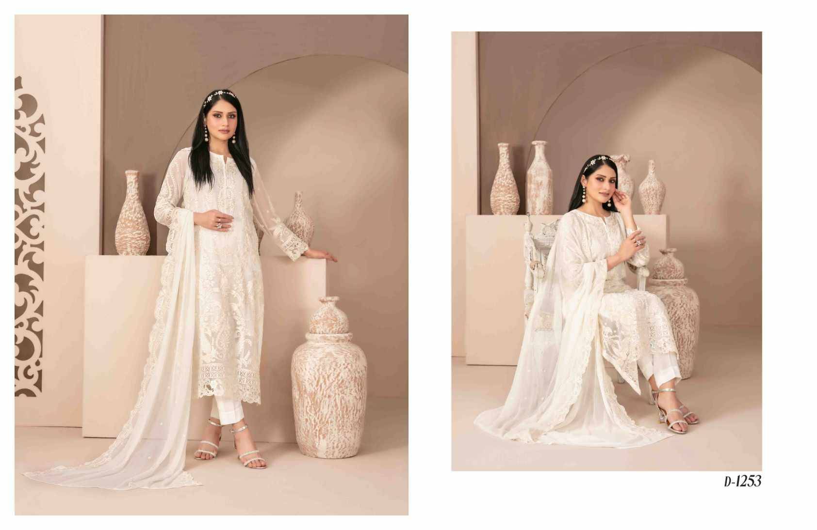 Original Pakistani Alani By Tawakkal Fab 1248 To 1254 Series Beautiful Pakistani Suits Colorful Stylish Fancy Casual Wear & Ethnic Wear Chiffon Dresses At Wholesale Price