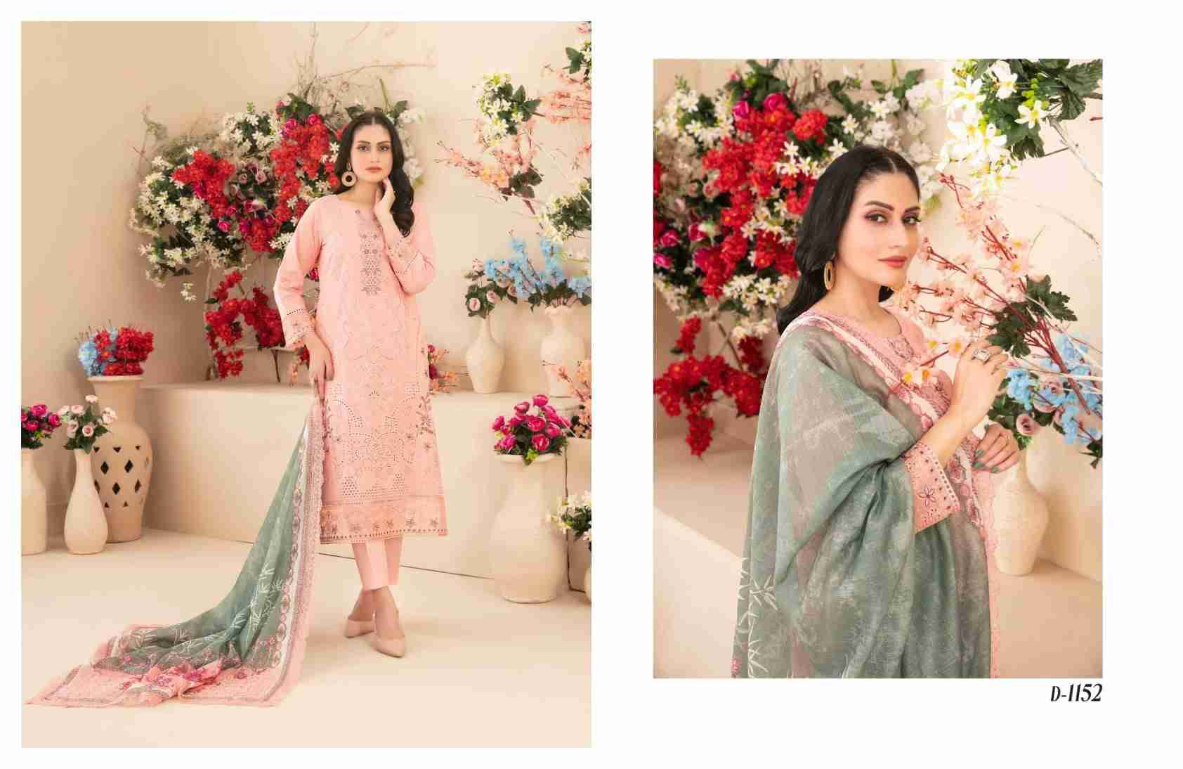 Original Pakistani Saiba By Tawakkal Fab 1151 To 1160 Series Beautiful Pakistani Suits Colorful Stylish Fancy Casual Wear & Ethnic Wear Lawn Dresses At Wholesale Price