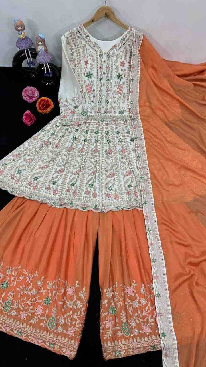 Kf-1651 By Fashid Wholesale Beautiful Festive Suits Colorful Stylish Fancy Casual Wear & Ethnic Wear Chinnon Silk Dresses At Wholesale Price
