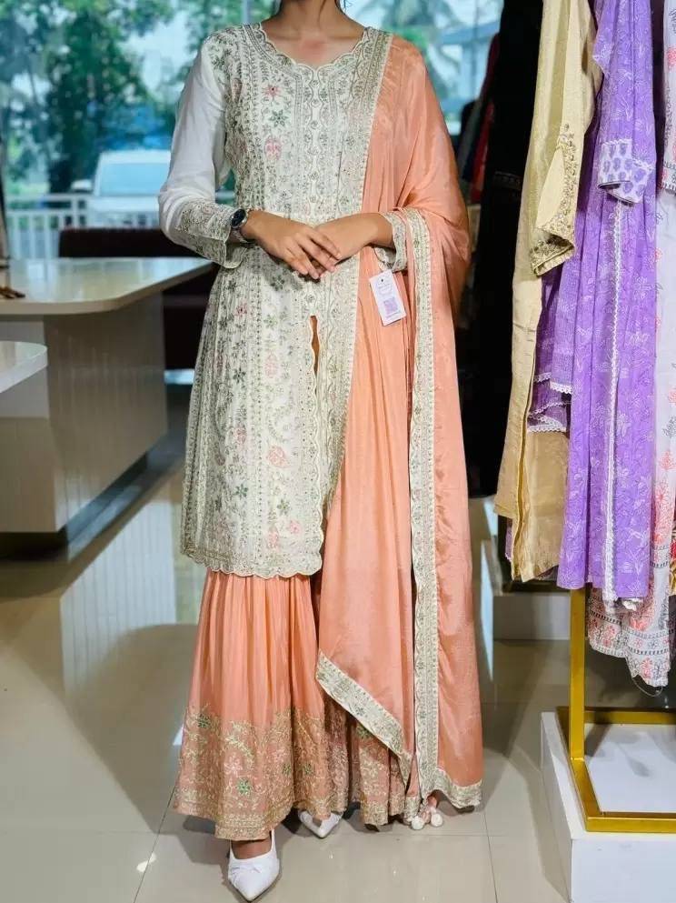 Kf-1651 By Fashid Wholesale Beautiful Festive Suits Colorful Stylish Fancy Casual Wear & Ethnic Wear Chinnon Silk Dresses At Wholesale Price