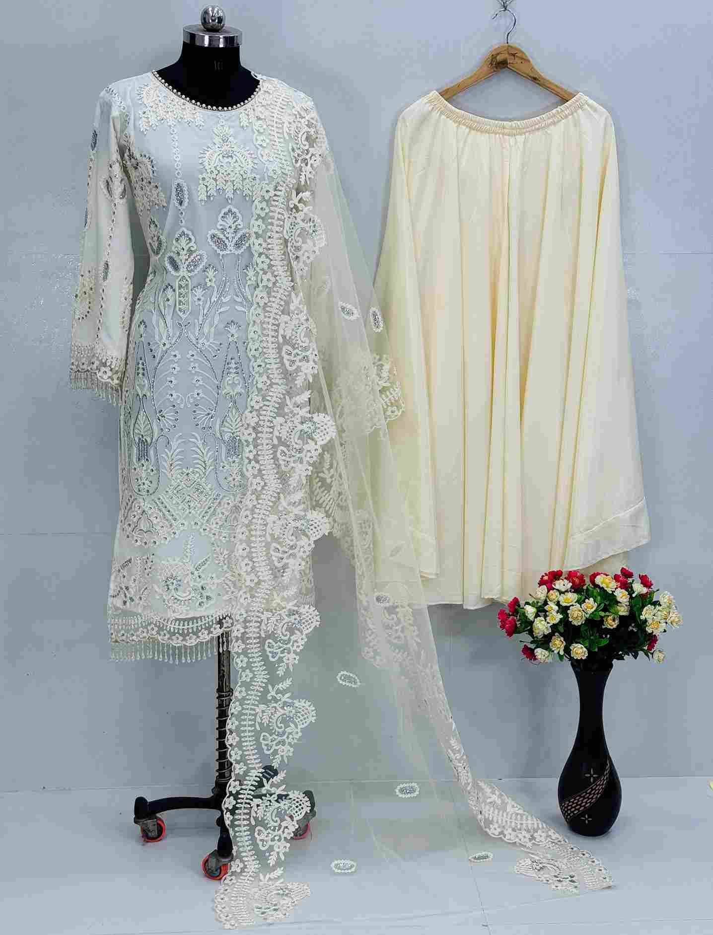 Kf-1703 By Fashid Wholesale 01 To 02 Series Beautiful Festive Suits Colorful Stylish Fancy Casual Wear & Ethnic Wear Heavy Soft Net Dresses At Wholesale Price