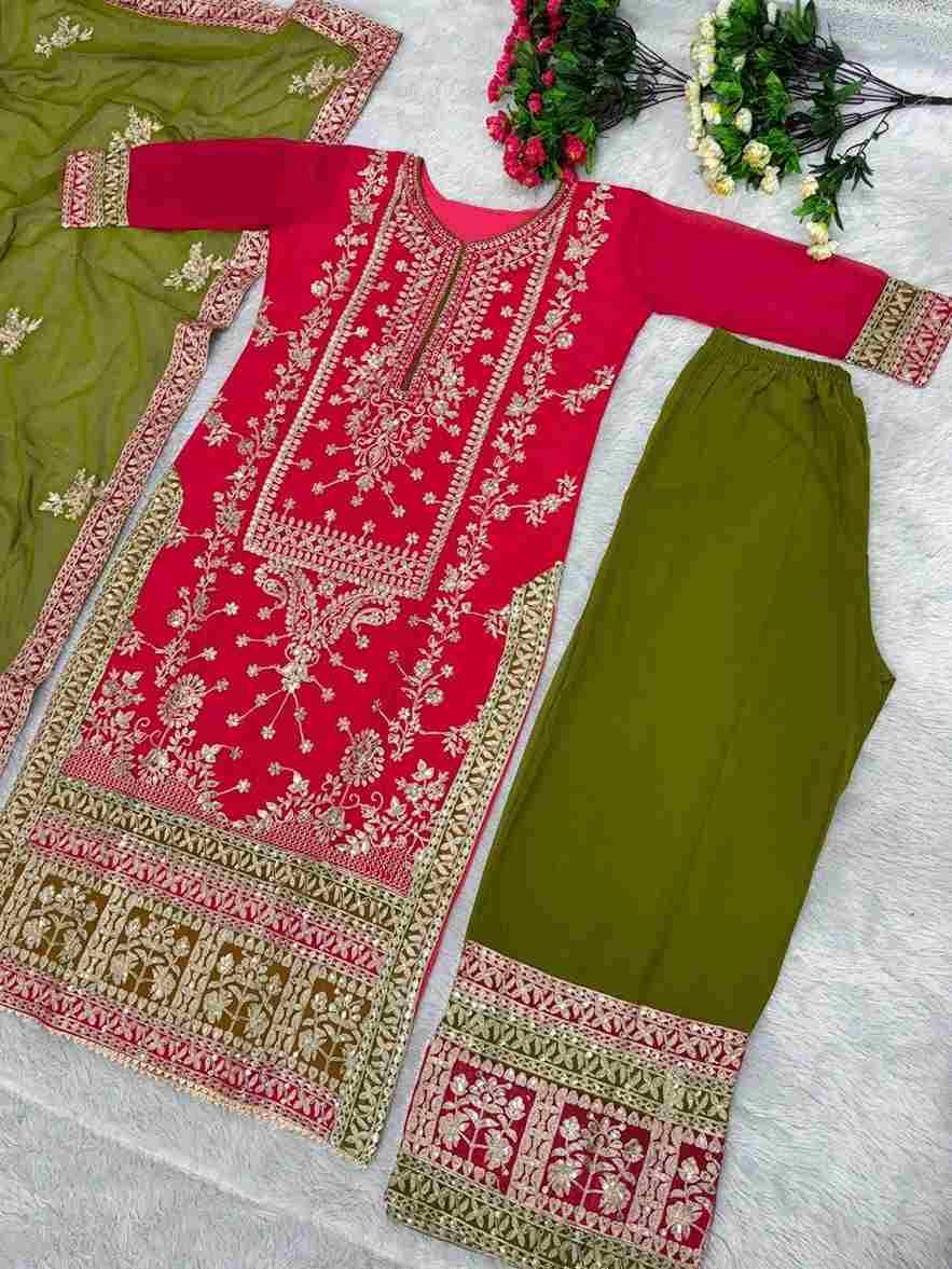 Kf-1602 By Fashid Wholesale Beautiful Festive Suits Colorful Stylish Fancy Casual Wear & Ethnic Wear Faux Georgette Dresses At Wholesale Price