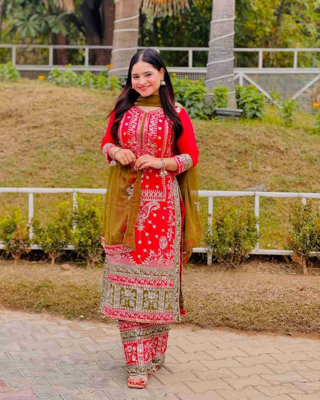 Kf-1602 By Fashid Wholesale Beautiful Festive Suits Colorful Stylish Fancy Casual Wear & Ethnic Wear Faux Georgette Dresses At Wholesale Price