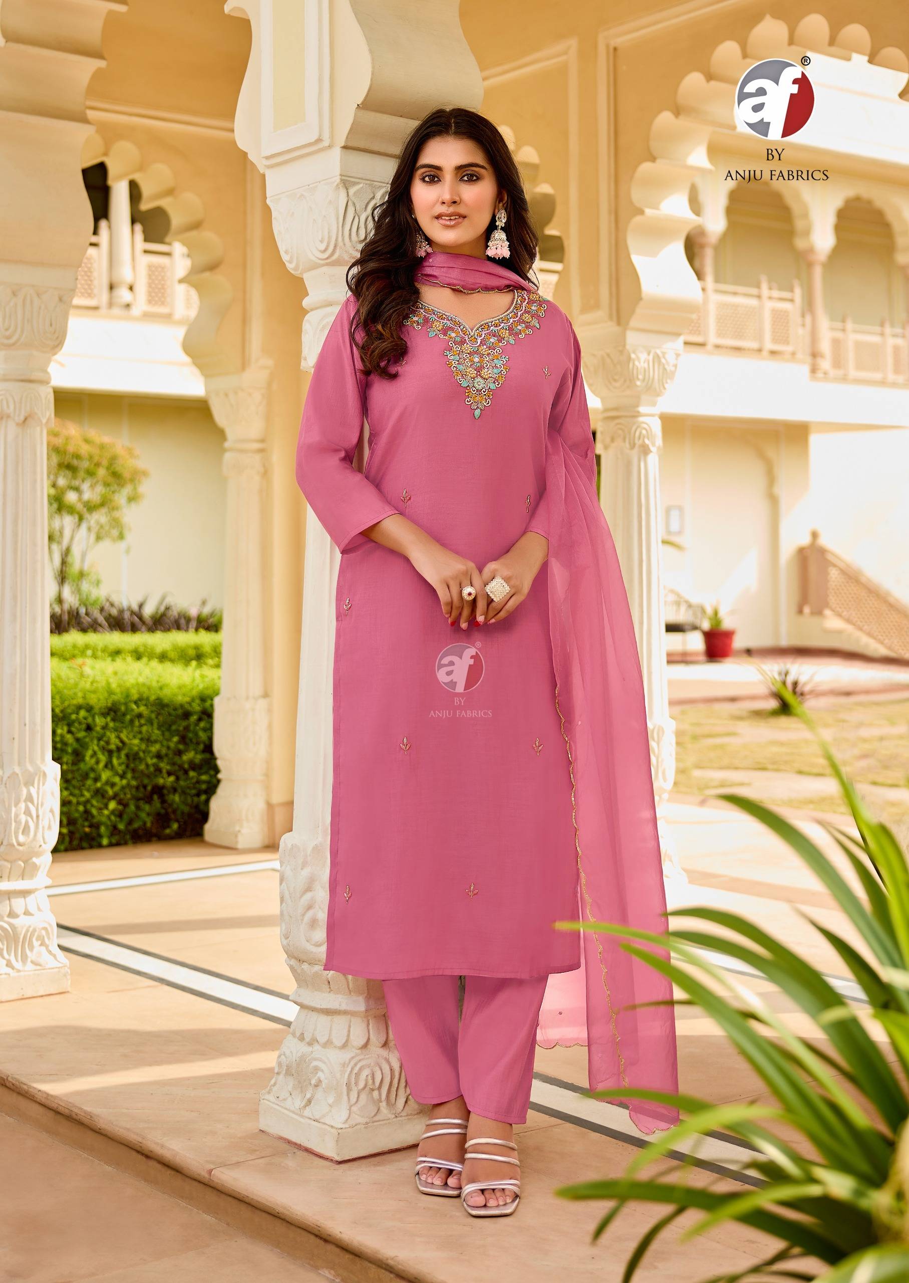 Mayra Vol-7 By Anju Fabrics 4261 To 4266 Series Festive Suits Collection Beautiful Stylish Fancy Colorful Party Wear & Occasional Wear Modal Silk Dresses At Wholesale Price