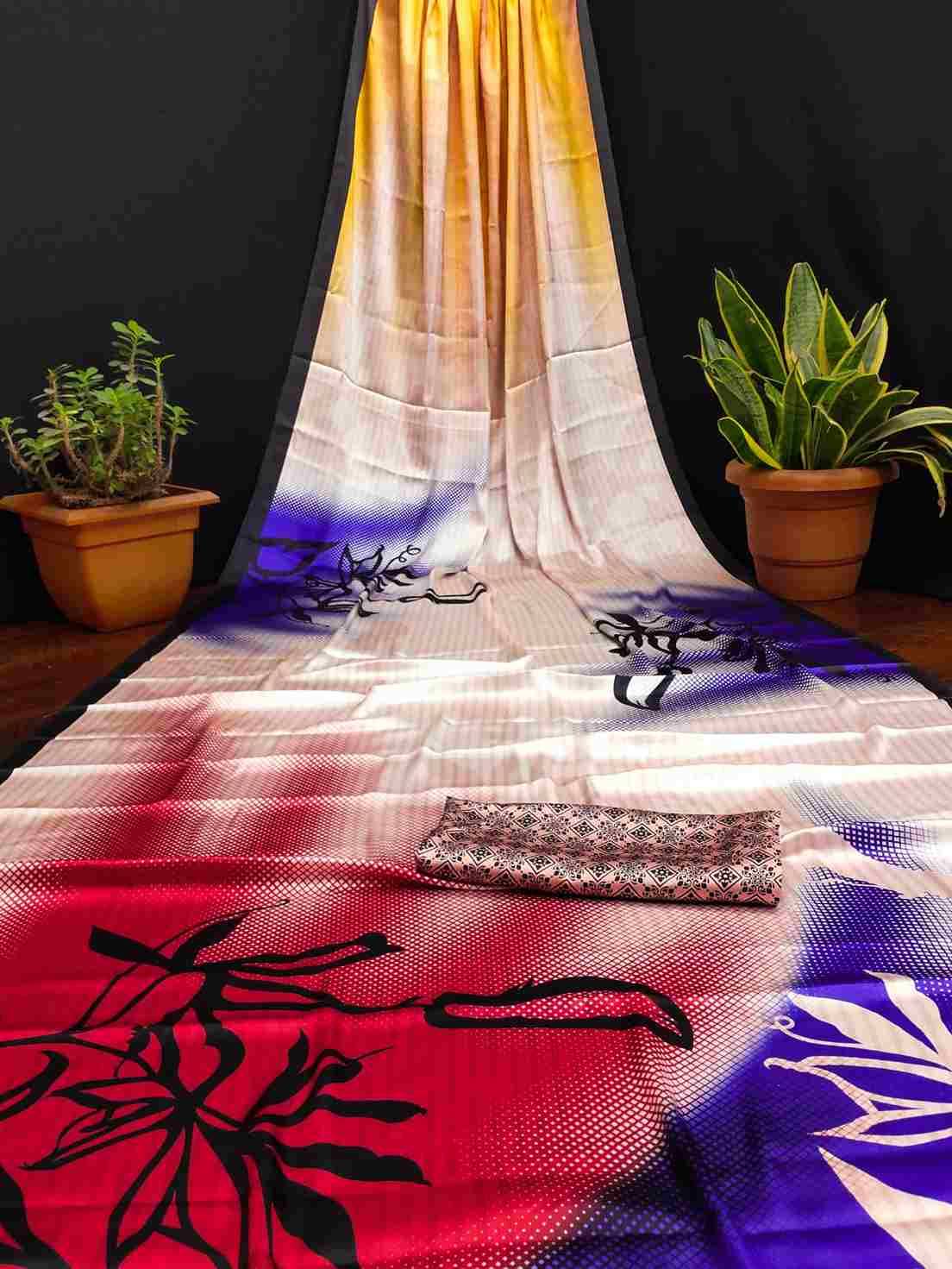 Srr-111 By Fashid Wholesale 01 To 16 Series Indian Traditional Wear Collection Beautiful Stylish Fancy Colorful Party Wear & Occasional Wear Japan Crepe Digital Print Sarees At Wholesale Price