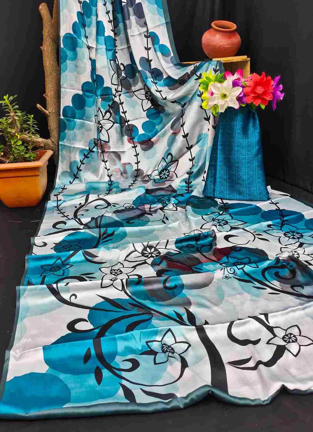 Srr-111 By Fashid Wholesale 01 To 16 Series Indian Traditional Wear Collection Beautiful Stylish Fancy Colorful Party Wear & Occasional Wear Japan Crepe Digital Print Sarees At Wholesale Price
