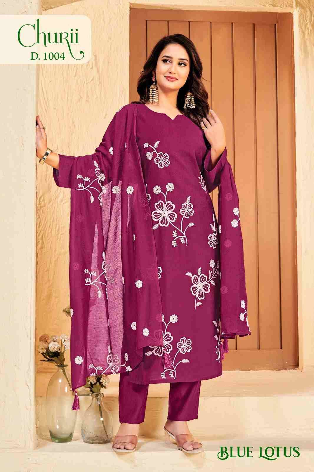 Blue Lotus By Churii 1001 To 1008 Series Beautiful Festive Suits Colorful Stylish Fancy Casual Wear & Ethnic Wear Soft Viscose Dresses At Wholesale Price