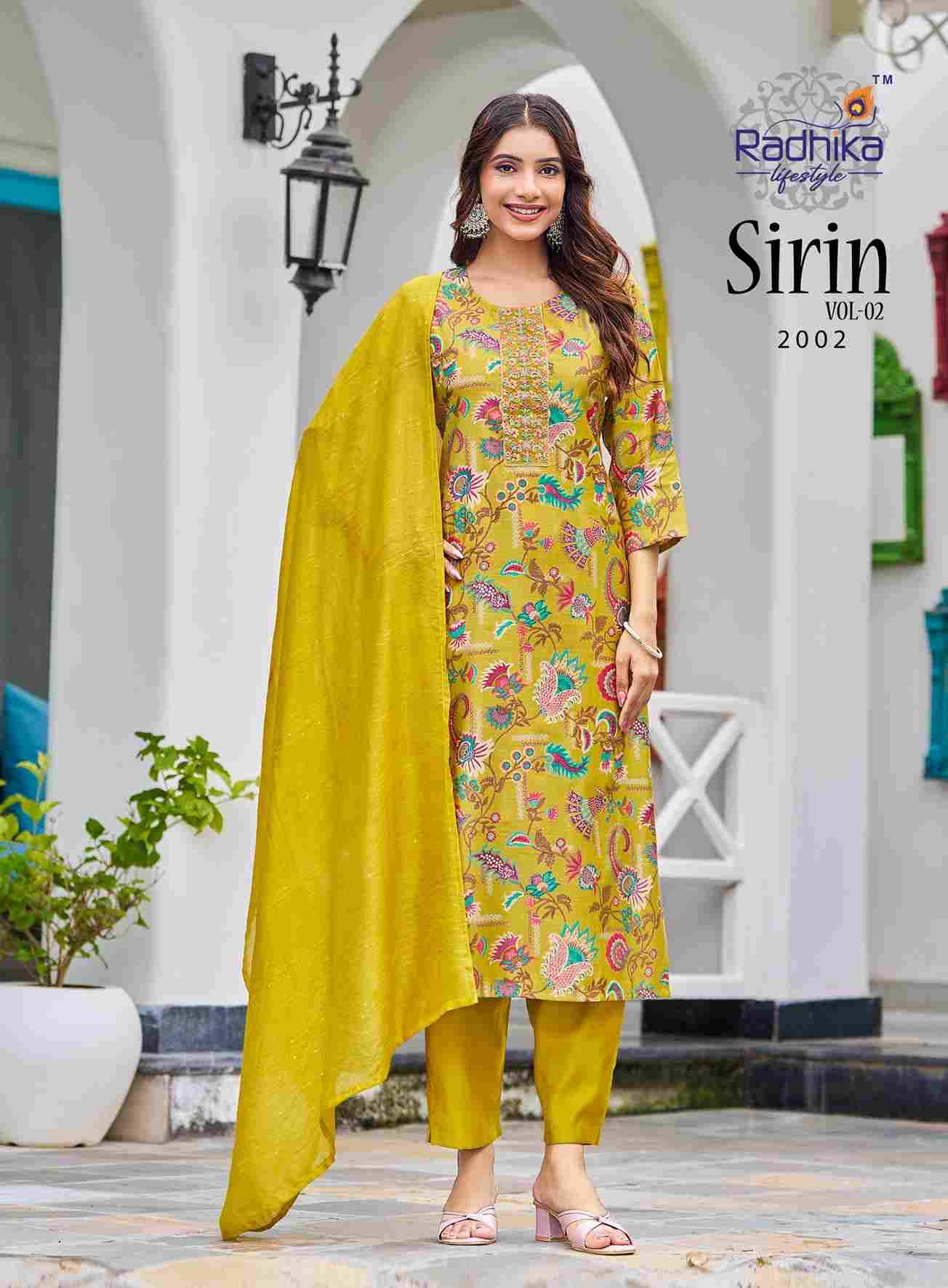 Sirini Vol-2 By Radhika Lifestyle 2001 To 2008 Series Beautiful Festive Suits Colorful Stylish Fancy Casual Wear & Ethnic Wear Vertican Dresses At Wholesale Price