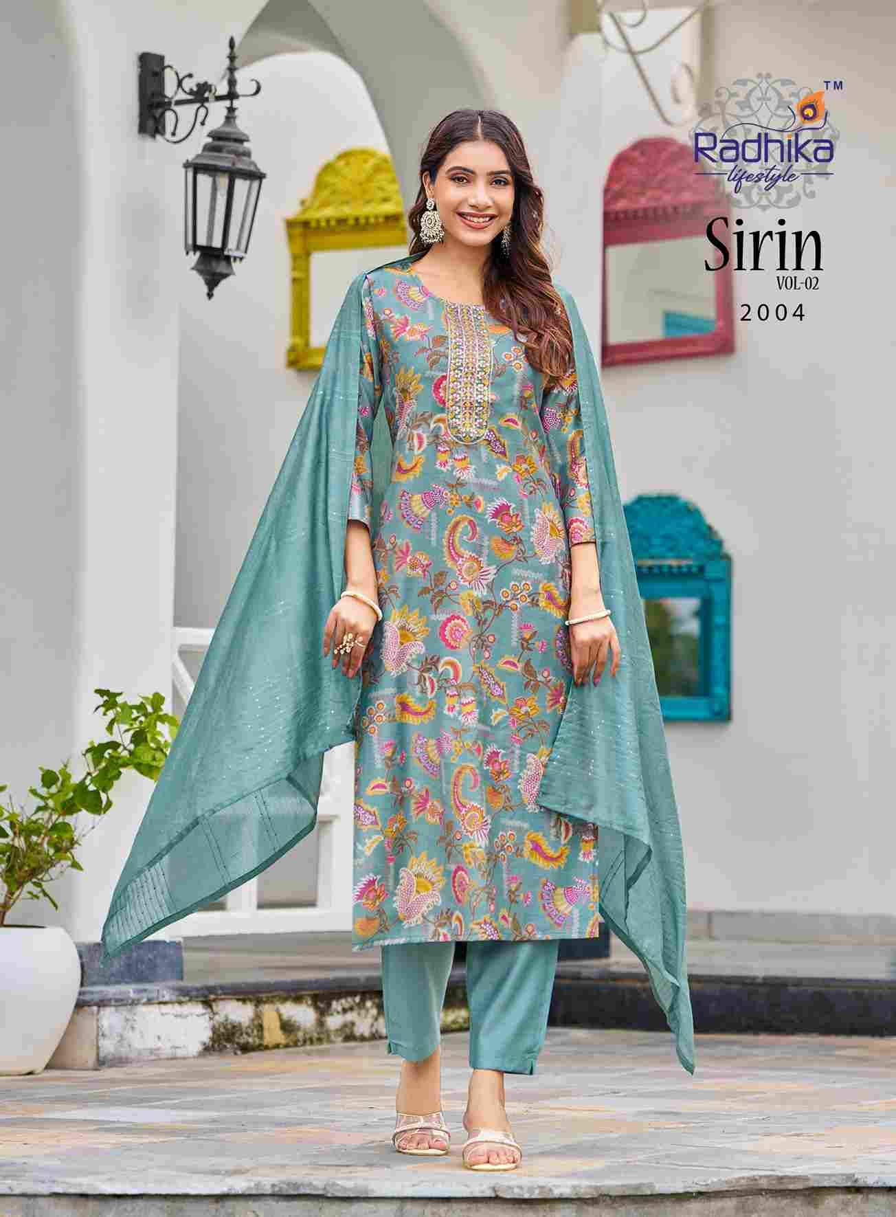 Sirini Vol-2 By Radhika Lifestyle 2001 To 2008 Series Beautiful Festive Suits Colorful Stylish Fancy Casual Wear & Ethnic Wear Vertican Dresses At Wholesale Price
