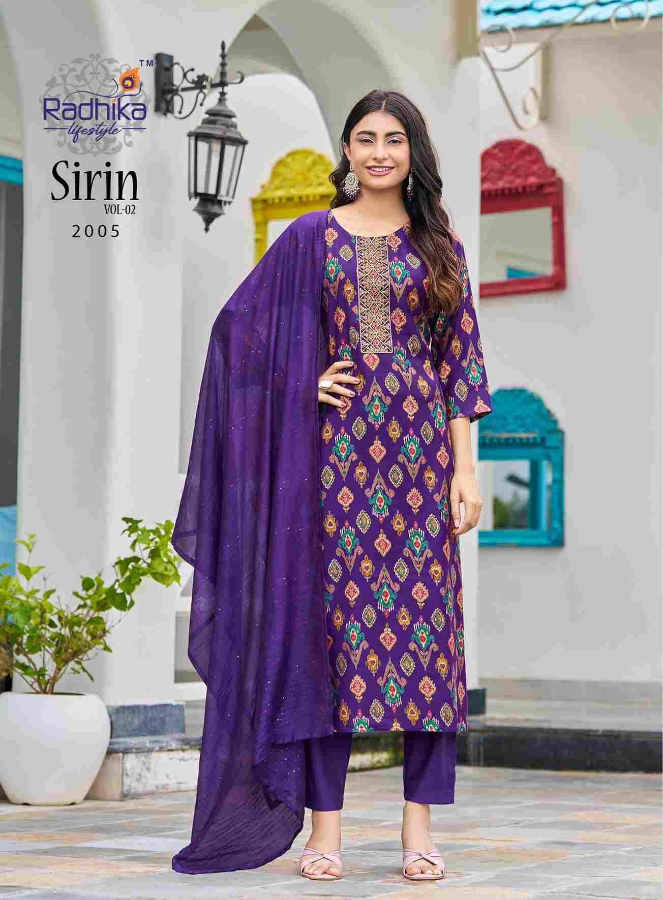 Sirini Vol-2 By Radhika Lifestyle 2001 To 2008 Series Beautiful Festive Suits Colorful Stylish Fancy Casual Wear & Ethnic Wear Vertican Dresses At Wholesale Price