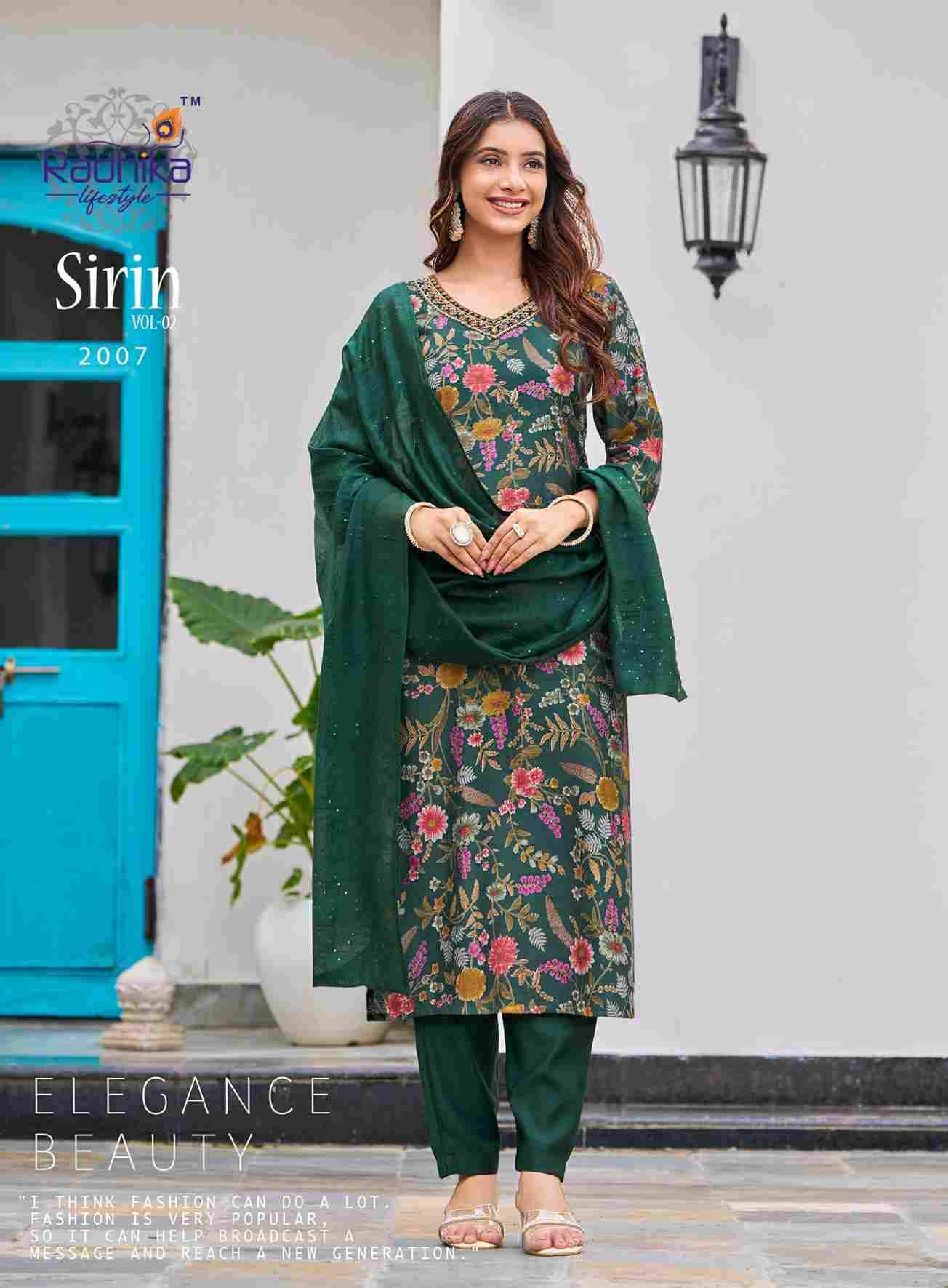 Sirini Vol-2 By Radhika Lifestyle 2001 To 2008 Series Beautiful Festive Suits Colorful Stylish Fancy Casual Wear & Ethnic Wear Vertican Dresses At Wholesale Price