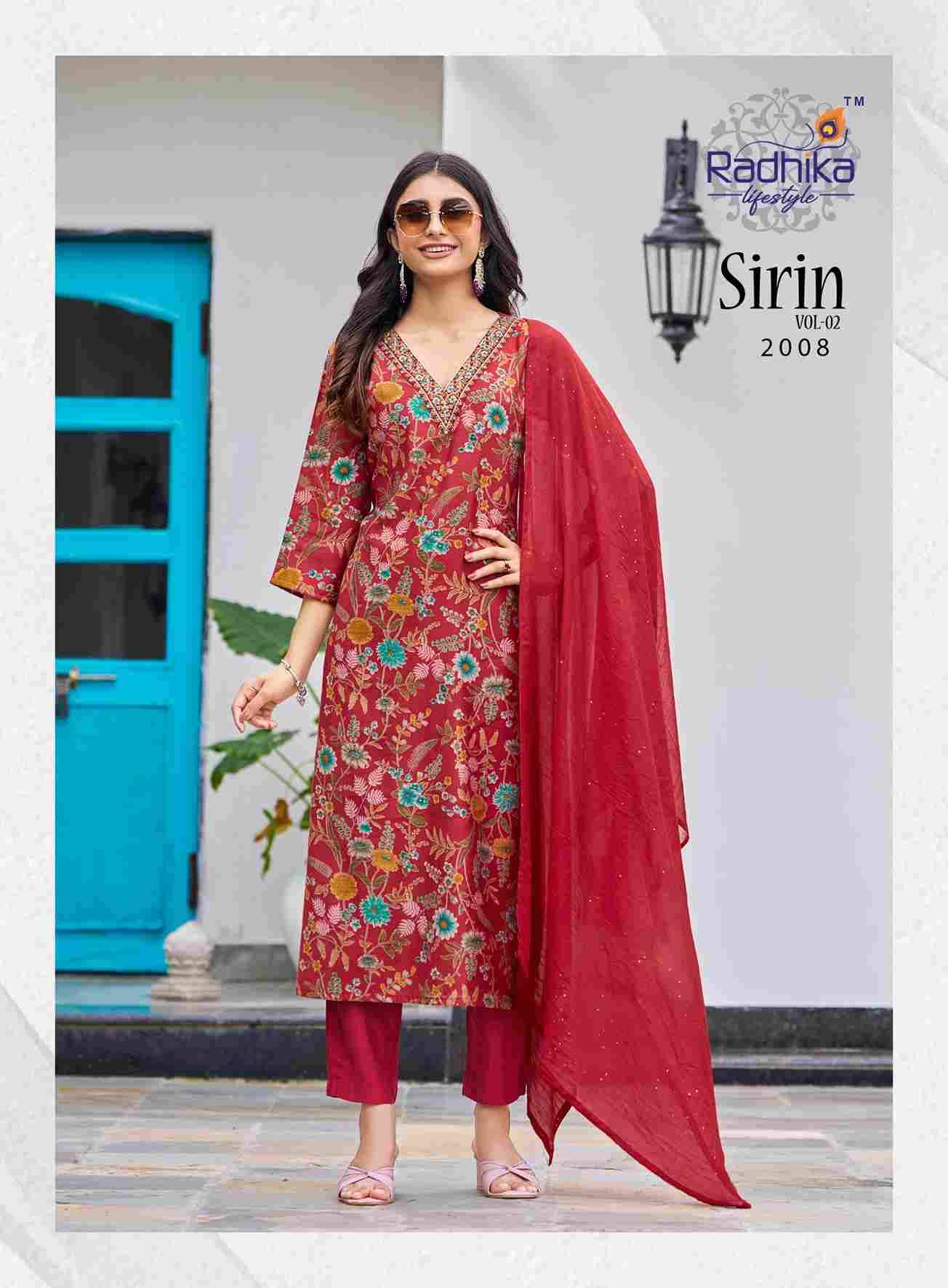 Sirini Vol-2 By Radhika Lifestyle 2001 To 2008 Series Beautiful Festive Suits Colorful Stylish Fancy Casual Wear & Ethnic Wear Vertican Dresses At Wholesale Price