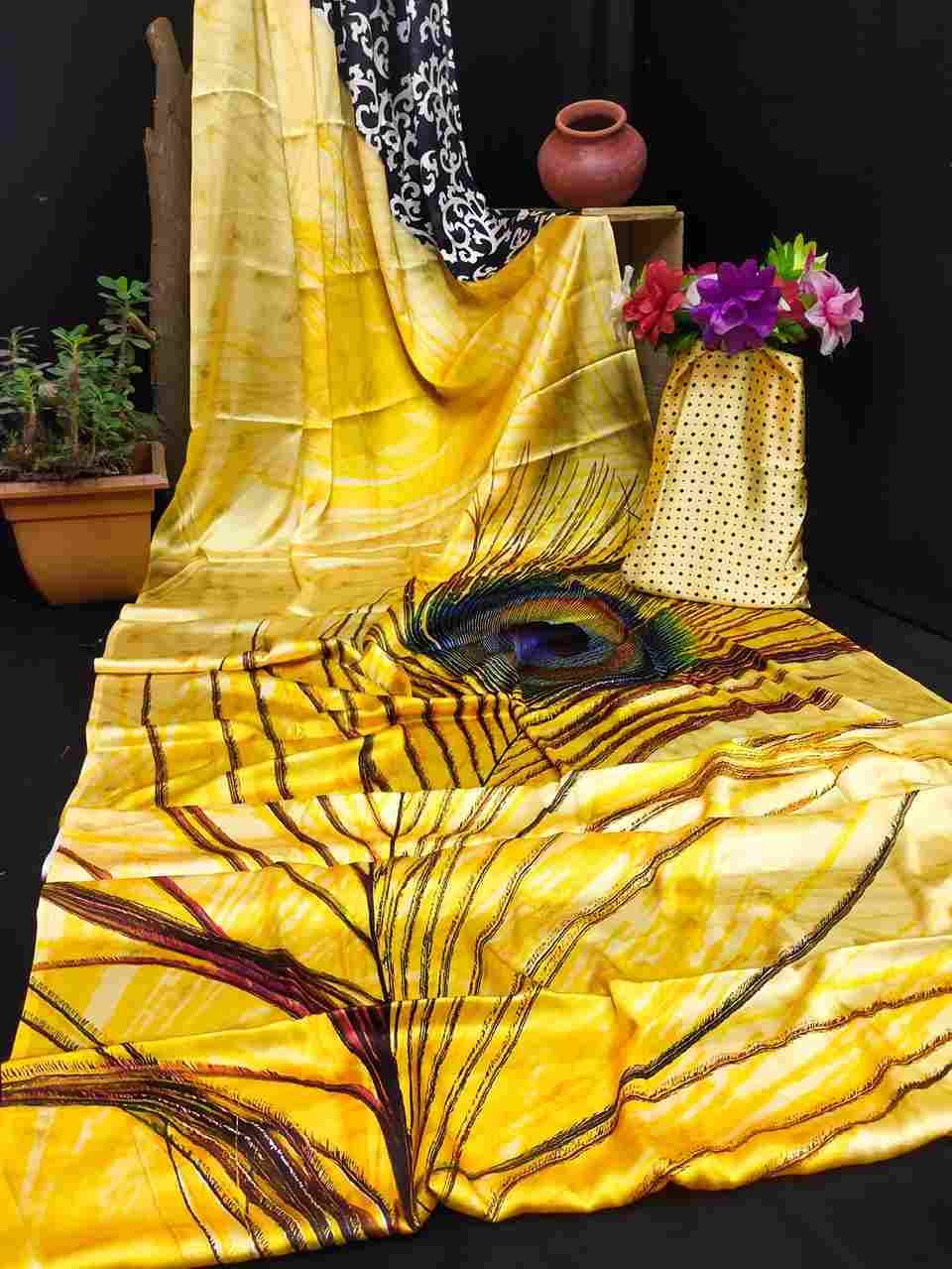Srr-112 By Fashid Wholesale 01 To 16 Series Indian Traditional Wear Collection Beautiful Stylish Fancy Colorful Party Wear & Occasional Wear Japan Crepe Digital Print Sarees At Wholesale Price