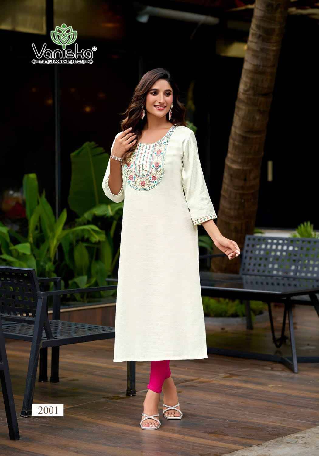 Five Star Vol-2 By Vaniska 2001 To 2008 Series Designer Stylish Fancy Colorful Beautiful Party Wear & Ethnic Wear Collection Vatican Silk Print Kurtis At Wholesale Price