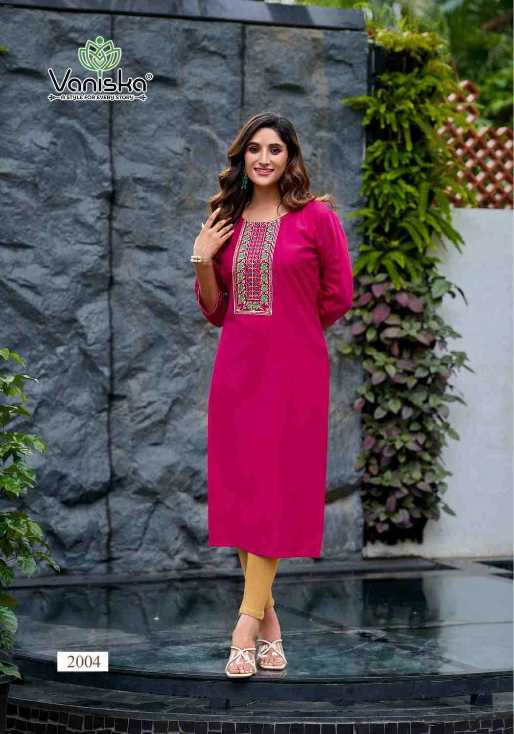 Five Star Vol-2 By Vaniska 2001 To 2008 Series Designer Stylish Fancy Colorful Beautiful Party Wear & Ethnic Wear Collection Vatican Silk Print Kurtis At Wholesale Price