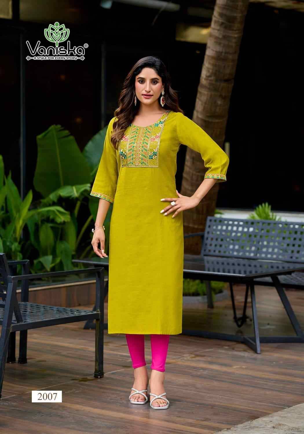Five Star Vol-2 By Vaniska 2001 To 2008 Series Designer Stylish Fancy Colorful Beautiful Party Wear & Ethnic Wear Collection Vatican Silk Print Kurtis At Wholesale Price