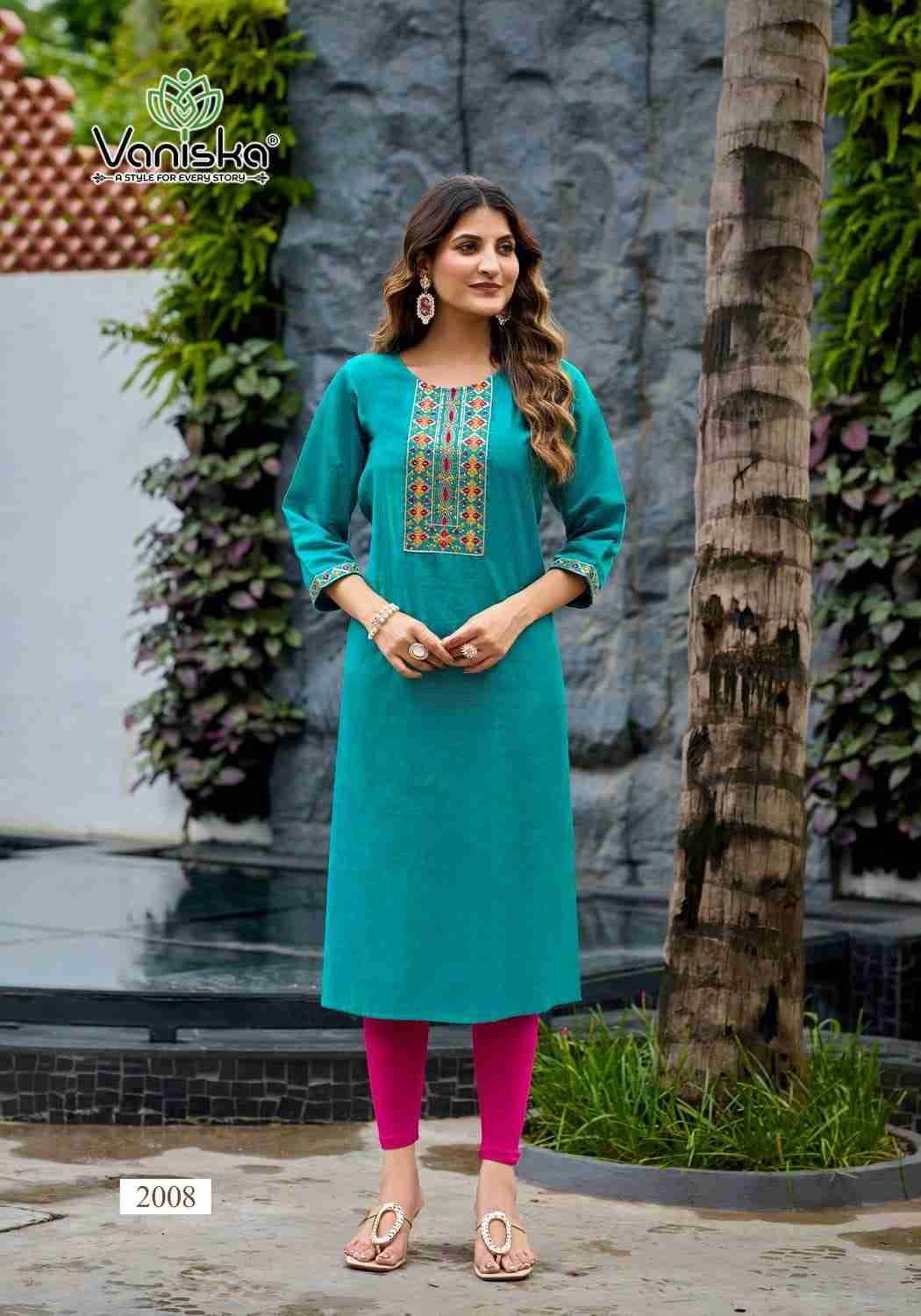 Five Star Vol-2 By Vaniska 2001 To 2008 Series Designer Stylish Fancy Colorful Beautiful Party Wear & Ethnic Wear Collection Vatican Silk Print Kurtis At Wholesale Price