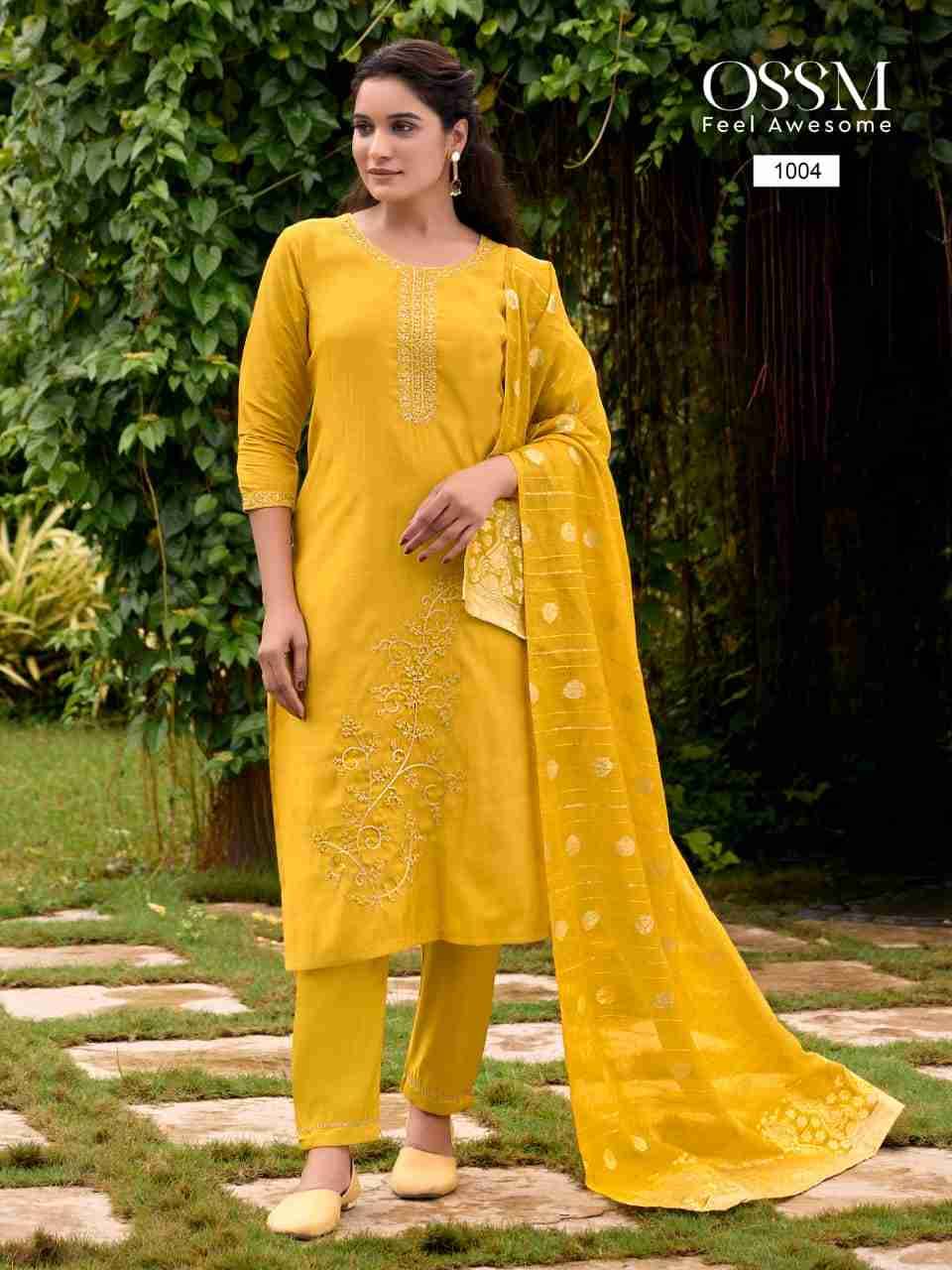 Shagun By Ossm 1001 To 1006 Series Designer Festive Suits Beautiful Fancy Stylish Colorful Party Wear & Occasional Wear Viscose Silk Dresses At Wholesale Price