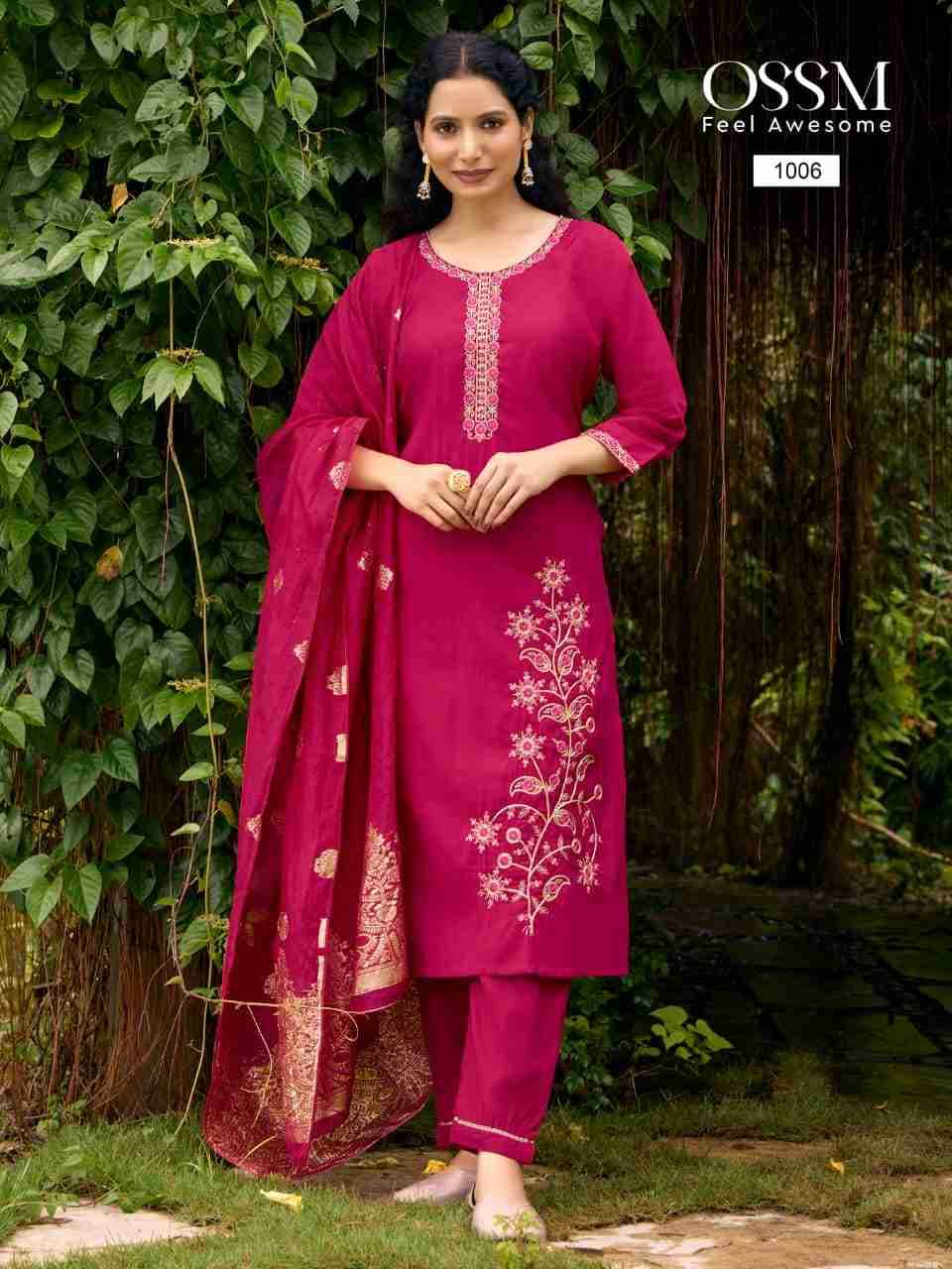 Shagun By Ossm 1001 To 1006 Series Designer Festive Suits Beautiful Fancy Stylish Colorful Party Wear & Occasional Wear Viscose Silk Dresses At Wholesale Price