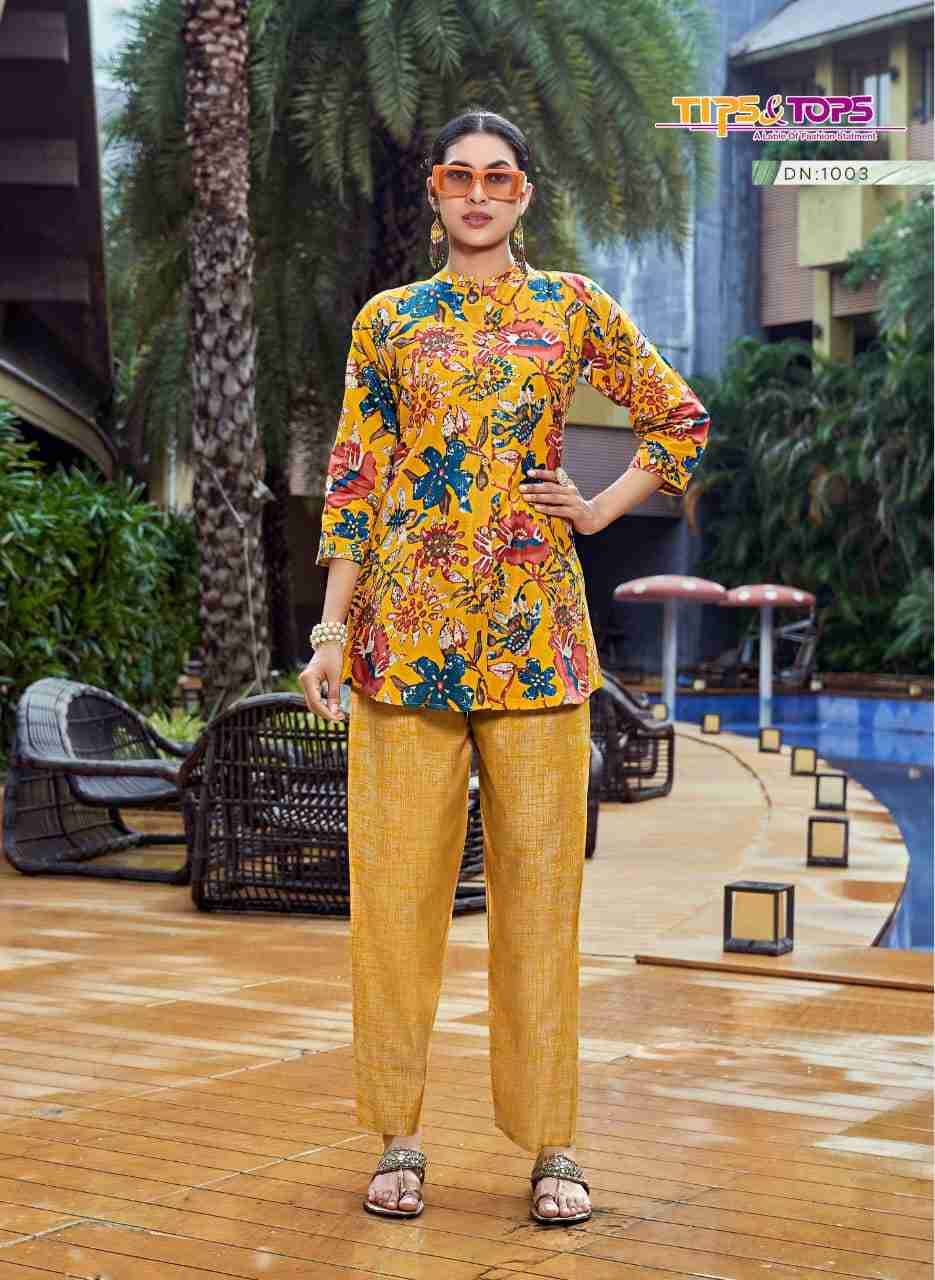 Roohi By Tips And Tops 1001 To 1006 Series Designer Stylish Fancy Colorful Beautiful Party Wear & Ethnic Wear Collection Vetican Co-Ord At Wholesale Price