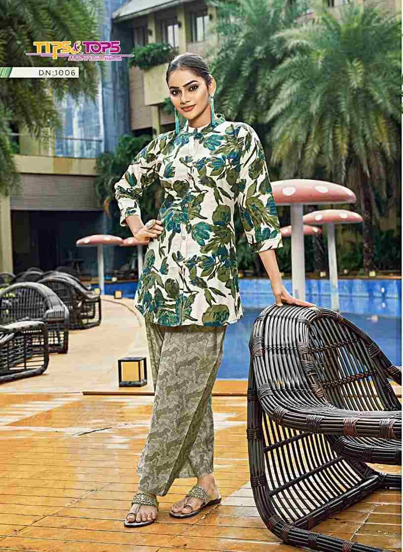 Roohi By Tips And Tops 1001 To 1006 Series Designer Stylish Fancy Colorful Beautiful Party Wear & Ethnic Wear Collection Vetican Co-Ord At Wholesale Price