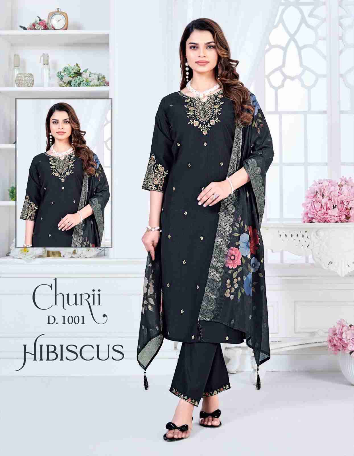 Hibiscus By Churii 1001 To 1006 Series Beautiful Festive Suits Colorful Stylish Fancy Casual Wear & Ethnic Wear Soft Viscose Dresses At Wholesale Price