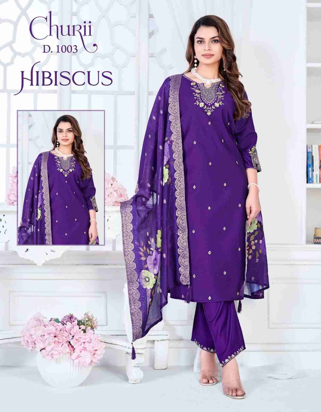 Hibiscus By Churii 1001 To 1006 Series Beautiful Festive Suits Colorful Stylish Fancy Casual Wear & Ethnic Wear Soft Viscose Dresses At Wholesale Price