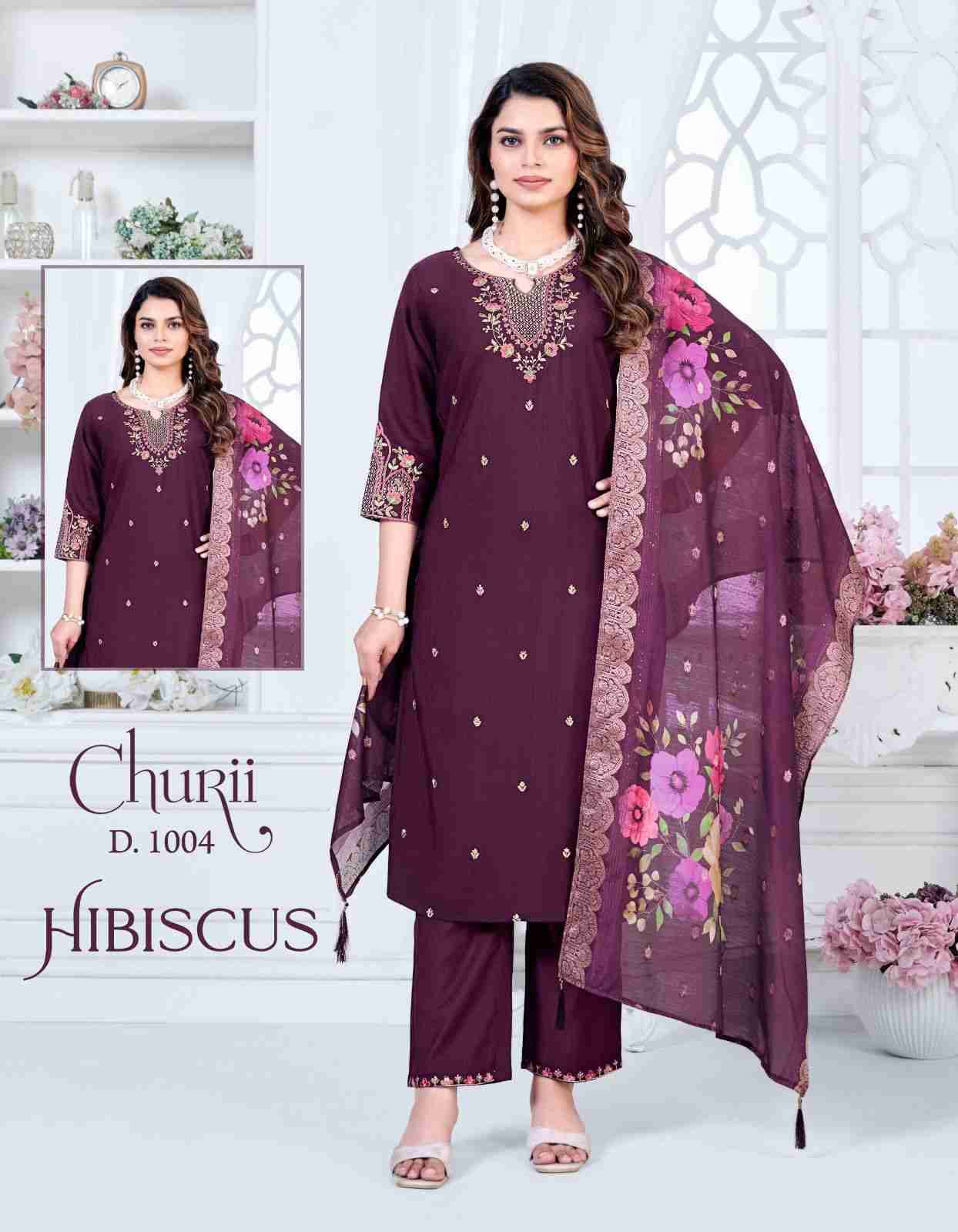Hibiscus By Churii 1001 To 1006 Series Beautiful Festive Suits Colorful Stylish Fancy Casual Wear & Ethnic Wear Soft Viscose Dresses At Wholesale Price