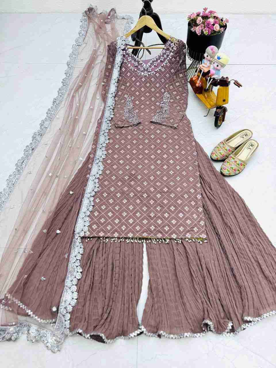 Zd-9281 By Fashid Wholesale 01 To 02 Series Beautiful Colorful Fancy Wedding Collection Occasional Wear & Party Wear Faux Georgette Dresses At Wholesale Price