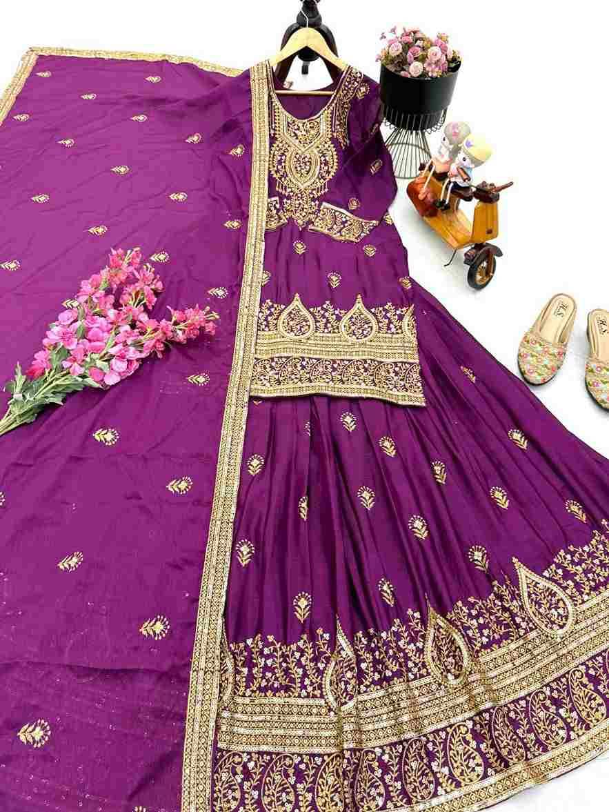 Zd-10005 By Fashid Wholesale 01 To 04 Series Wear Collection Beautiful Stylish Colorful Fancy Party Wear & Occasional Wear Chinnon Silk Lehengas At Wholesale Price