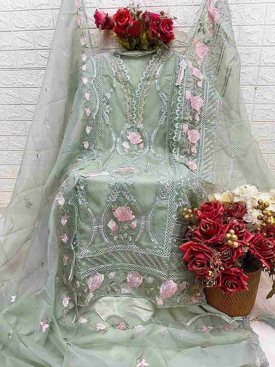 Fepic 1755 Colours By Fepic 1755-C To 1755-F Series Beautiful Pakistani Suits Colorful Stylish Fancy Casual Wear & Ethnic Wear Organza Embroidered Dresses At Wholesale Price