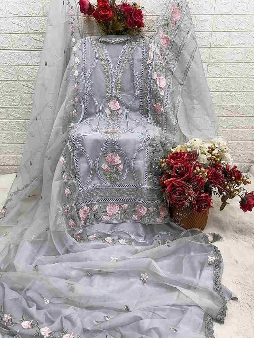 Fepic 1755 Colours By Fepic 1755-C To 1755-F Series Beautiful Pakistani Suits Colorful Stylish Fancy Casual Wear & Ethnic Wear Organza Embroidered Dresses At Wholesale Price