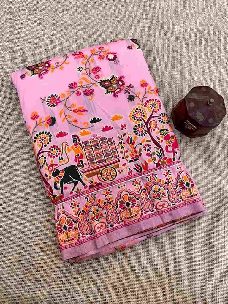 Sb-827 By Fashid Wholesale 01 To 14 Series Indian Traditional Wear Collection Beautiful Stylish Fancy Colorful Party Wear & Occasional Wear Soft Rajwadi Pashmina Silk Sarees At Wholesale Price