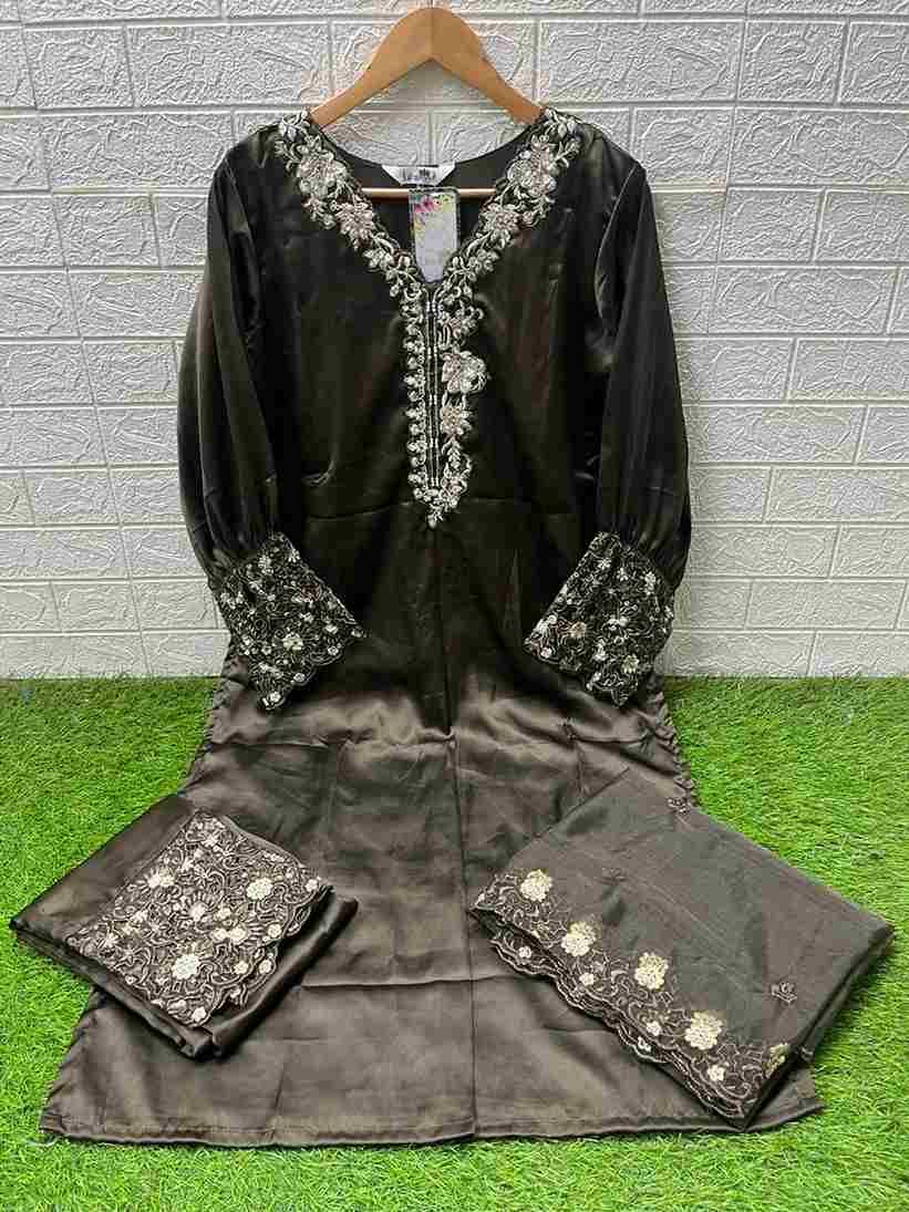 Luxuria Trendz 1491 Colours By Luxuria 1491-A To 1491-C Series Beautiful Pakistani Suits Colorful Stylish Fancy Casual Wear & Ethnic Wear Jam Satin Dresses At Wholesale Price