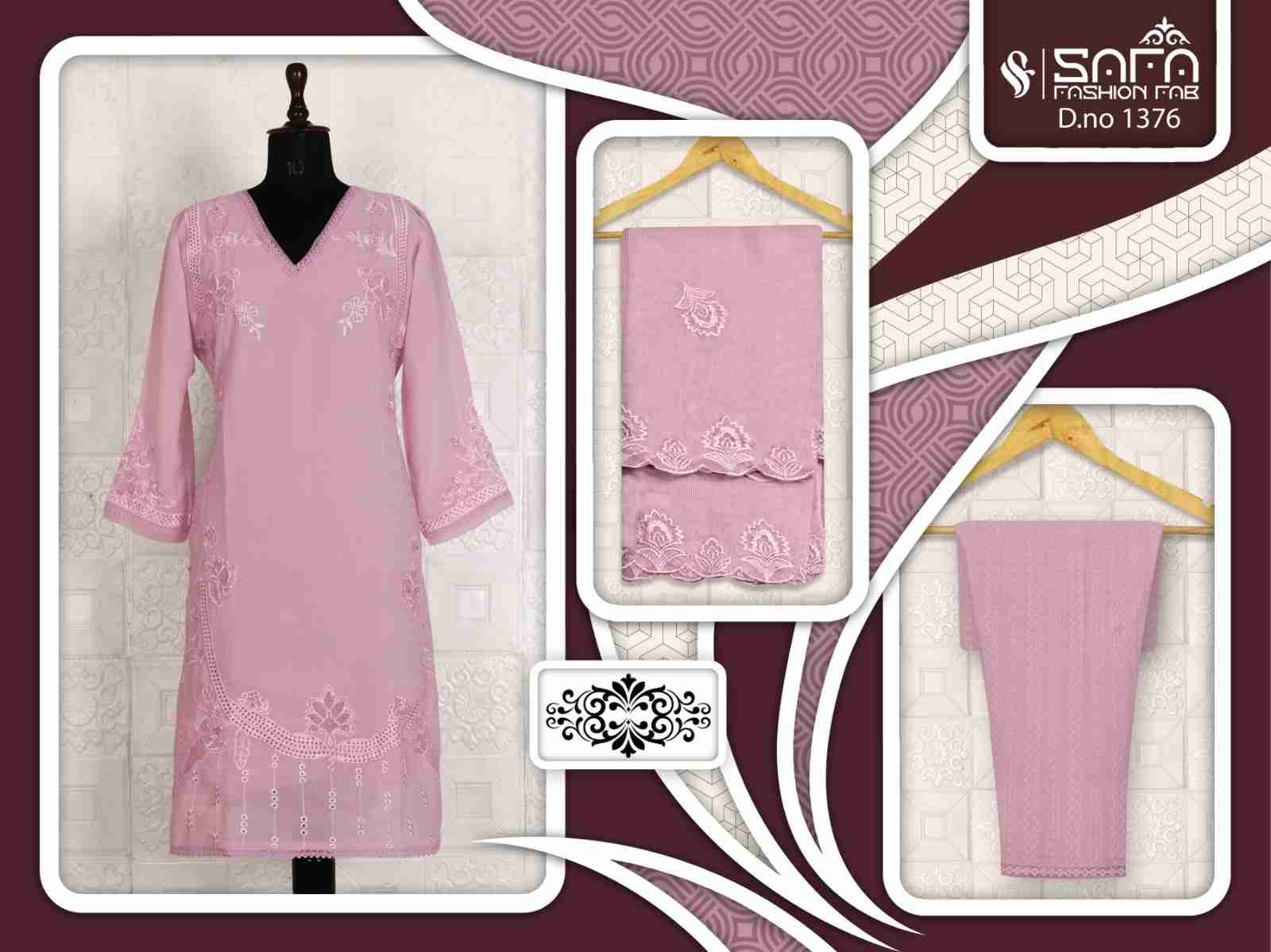 Safa 1376 Colours By Safa Fashion 1376-A To 1376-D Series Designer Stylish Fancy Colorful Beautiful Party Wear & Ethnic Wear Collection Georgette Dresses At Wholesale Price